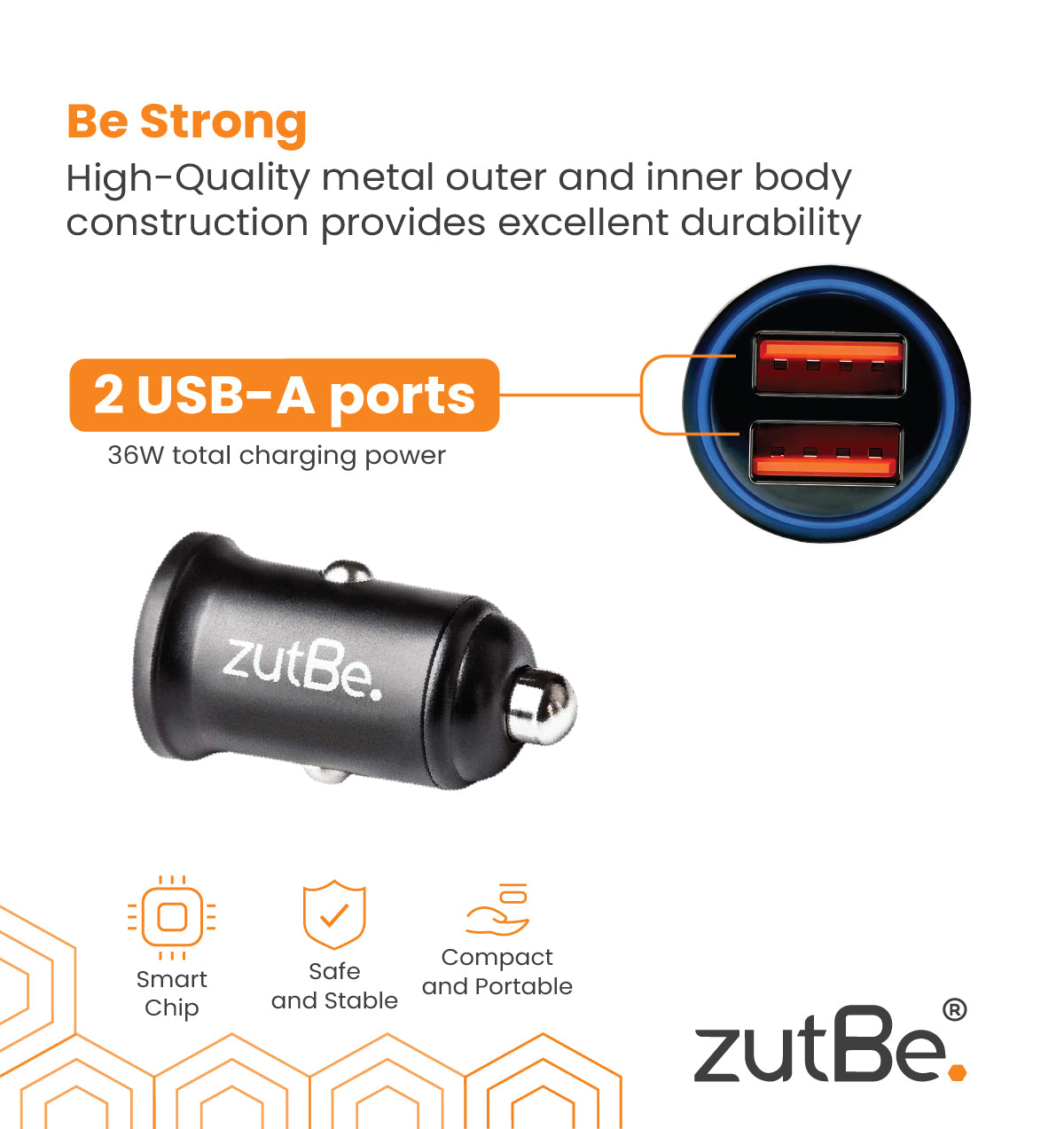 Car Charger Dual USB-A