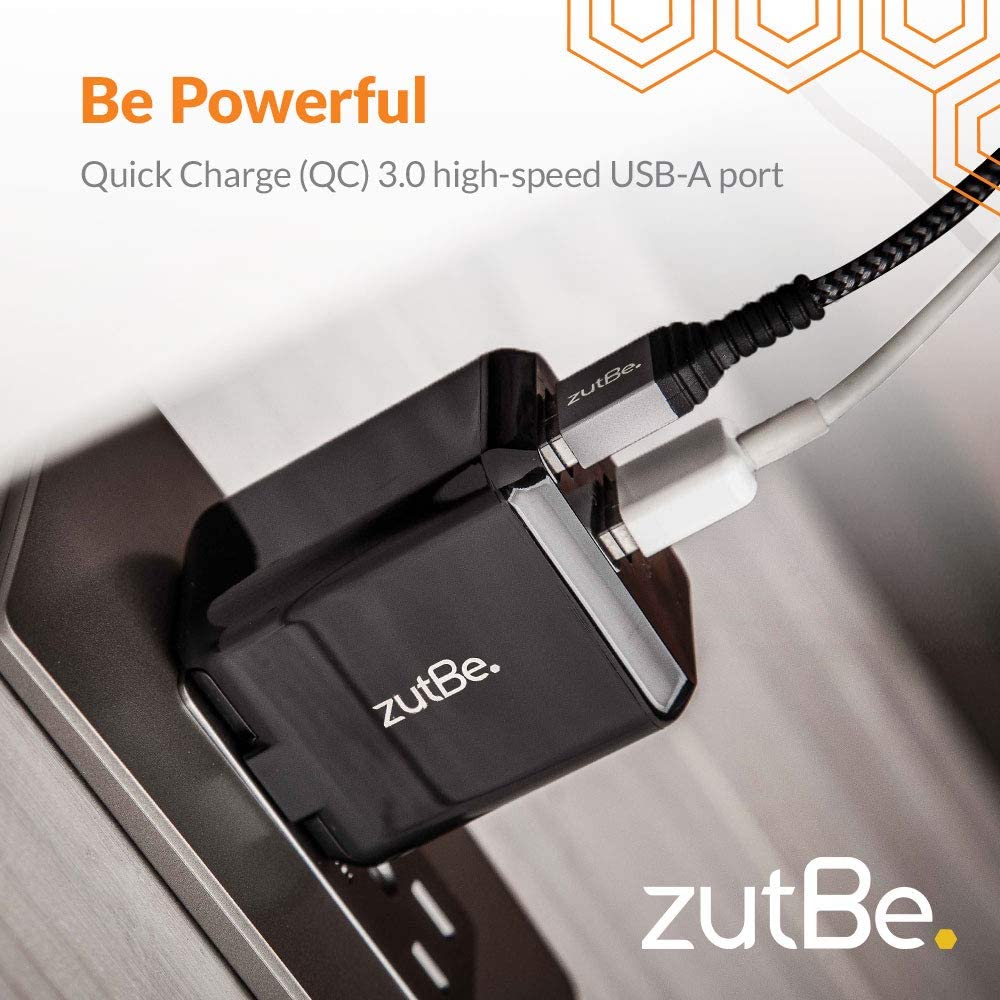 zutBe 30W Dual USB-A Wall Charger