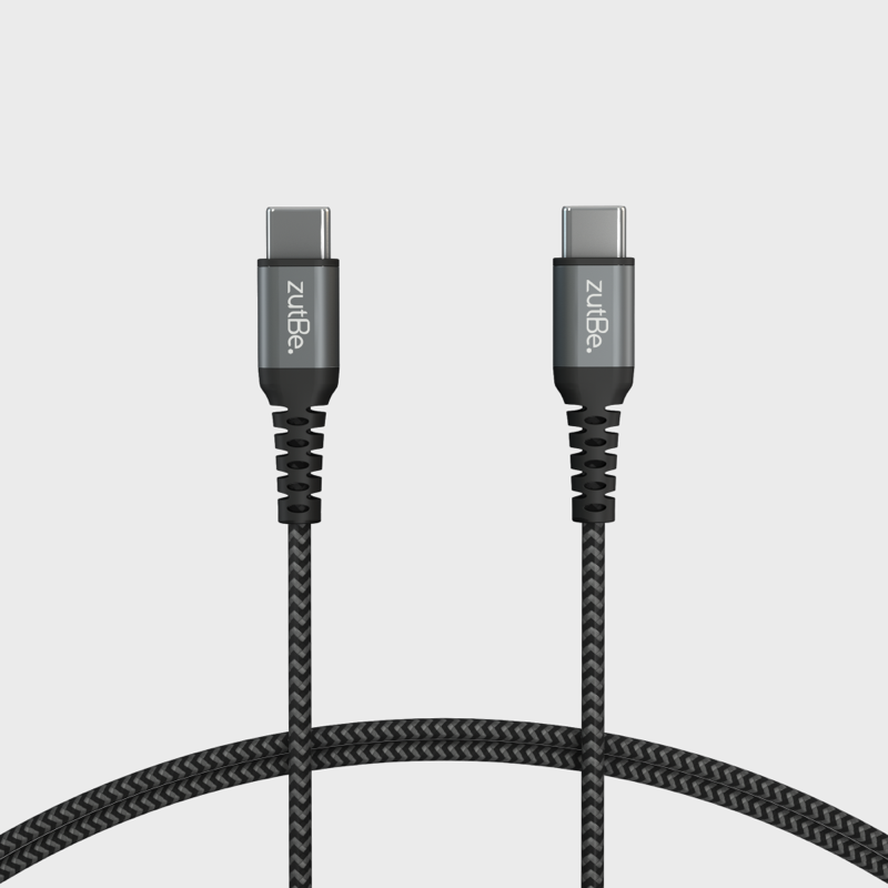 Subblim Cargador de Coche 2xUSB + Cable USB-C Plata