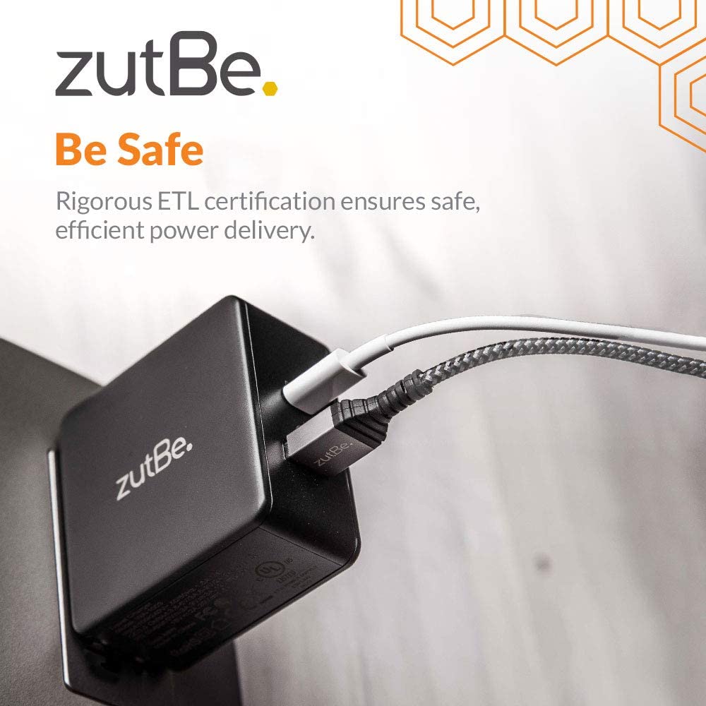 zutBe 48W  USB-C + USB-A Wall Charger