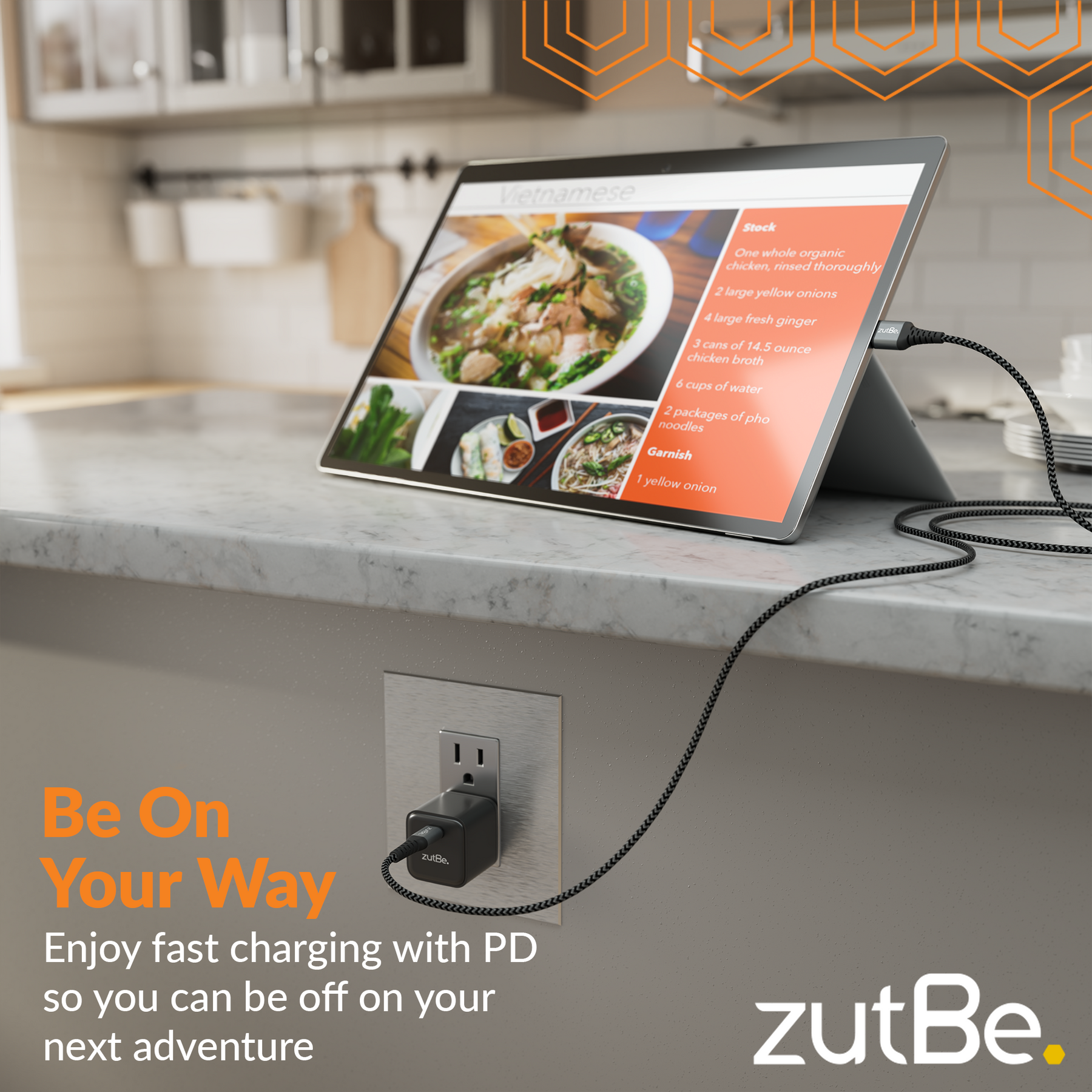 zutBe 30W Mini Wall Charger with Foldable Prongs