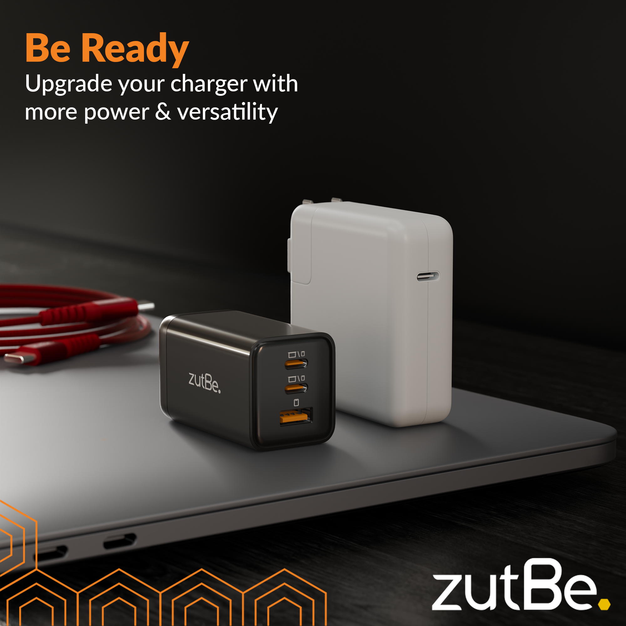 Smaller than Apple Mac book charger  ,. size , the only charger you will ever need 